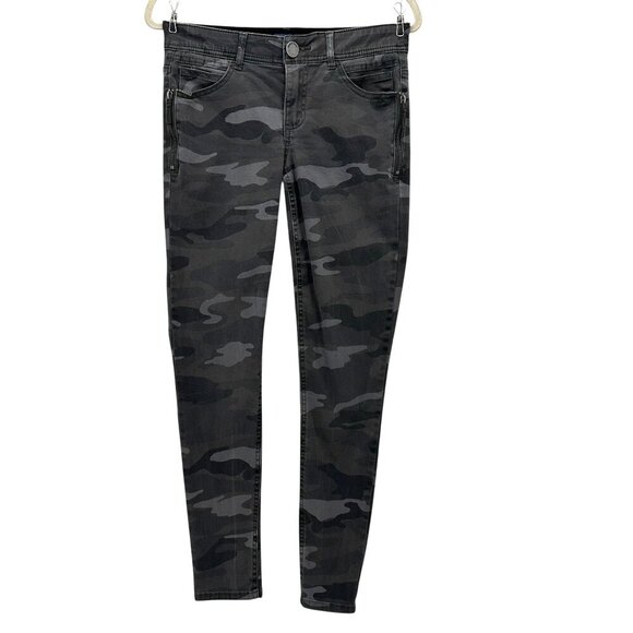 Democracy Denim - Democracy Womens 2 Jeans Pants Skinny Camouflage Gray Ab Solution